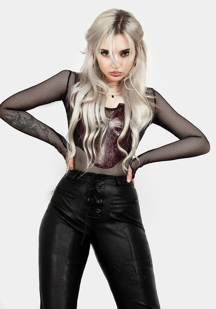 MET1 Slain Faux Leather Pants 7 MET1 Slain Faux Leather Pants