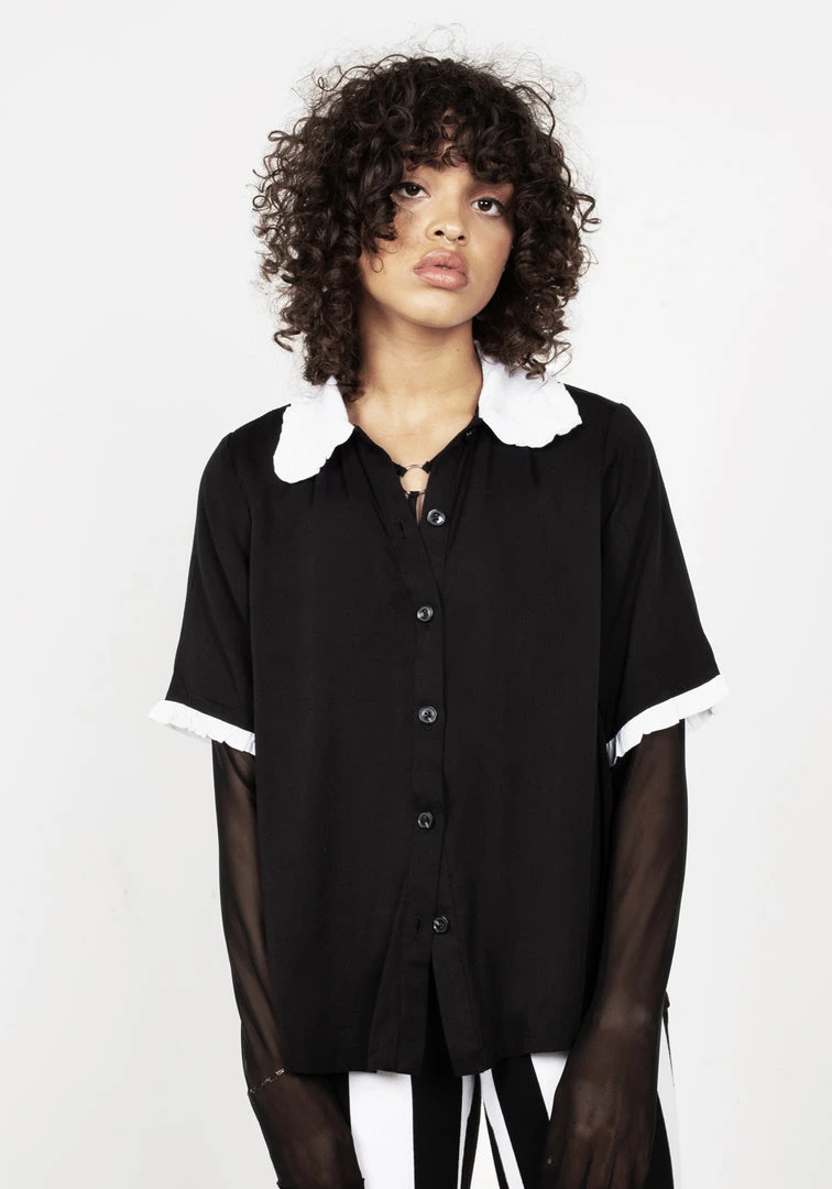 MET1 Clothing CONVENT COLLAR SHIRT 7 MET1 Clothing CONVENT COLLAR SHIRT