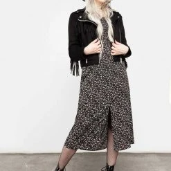 MET1 Milkweed Shirred Midi Dress