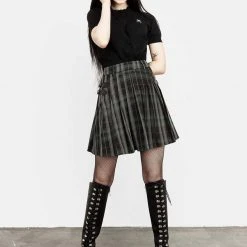 MET1 Bittersweet Check Mini Skirt Women