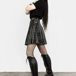 MET1 Bittersweet Check Mini Skirt Women 16 MET1 Bittersweet Check Mini Skirt Women