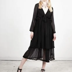 MET1 Clothing Sacrifice Floaty Maxi Dress