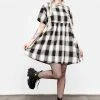 MET1 Clothing Shirley Ruffle Skater Dress