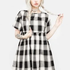 MET1 Clothing Shirley Ruffle Skater Dress