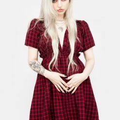 MET1 Dreadful Ruffle Smock Dress