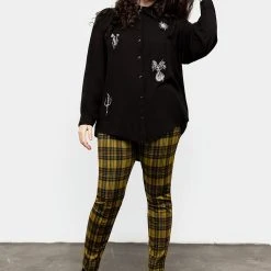 MET1 Harvest Embroidered Oversized Shirt