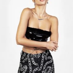 JB1 GROUNDED LOW RISE DENIM MINI SKIRT Women