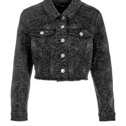 JB1 Venom Relaxed Denim Crop Jacket