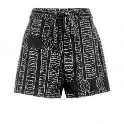 LVT1 Runes Tie Front Shorts
