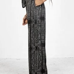 LVT1 Runes Wide Leg Trousers