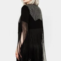 MET1 Women Sharona Fringed Bolero Jacket