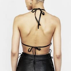 MET1 Badseed Crochet Bat Bra