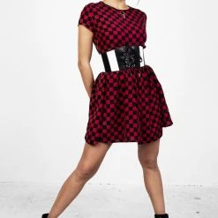 MET1 Arcade Mini Skater Dress