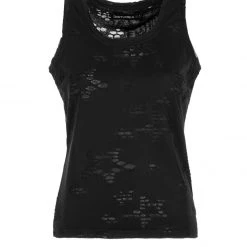 MET1 Thrashed Distressed Jersey Tank Top