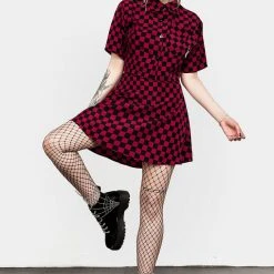 MET1 Women Arcade Mini Skater Skirt