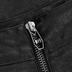 MET1 Rival Faux Leather Lace Up Pants