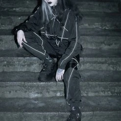 MET1 ARCANA REFLECTIVE TRACKSUIT PANTS Clothing