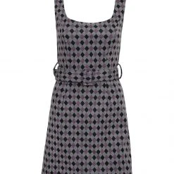 MET1 CLOWNTEARS BELTED PINAFORE DRESS Women