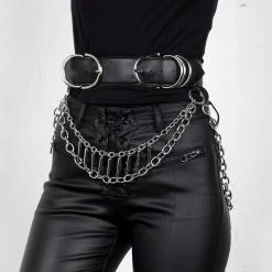 PIL1 Damned Double Buckle Waist Belt Accessories