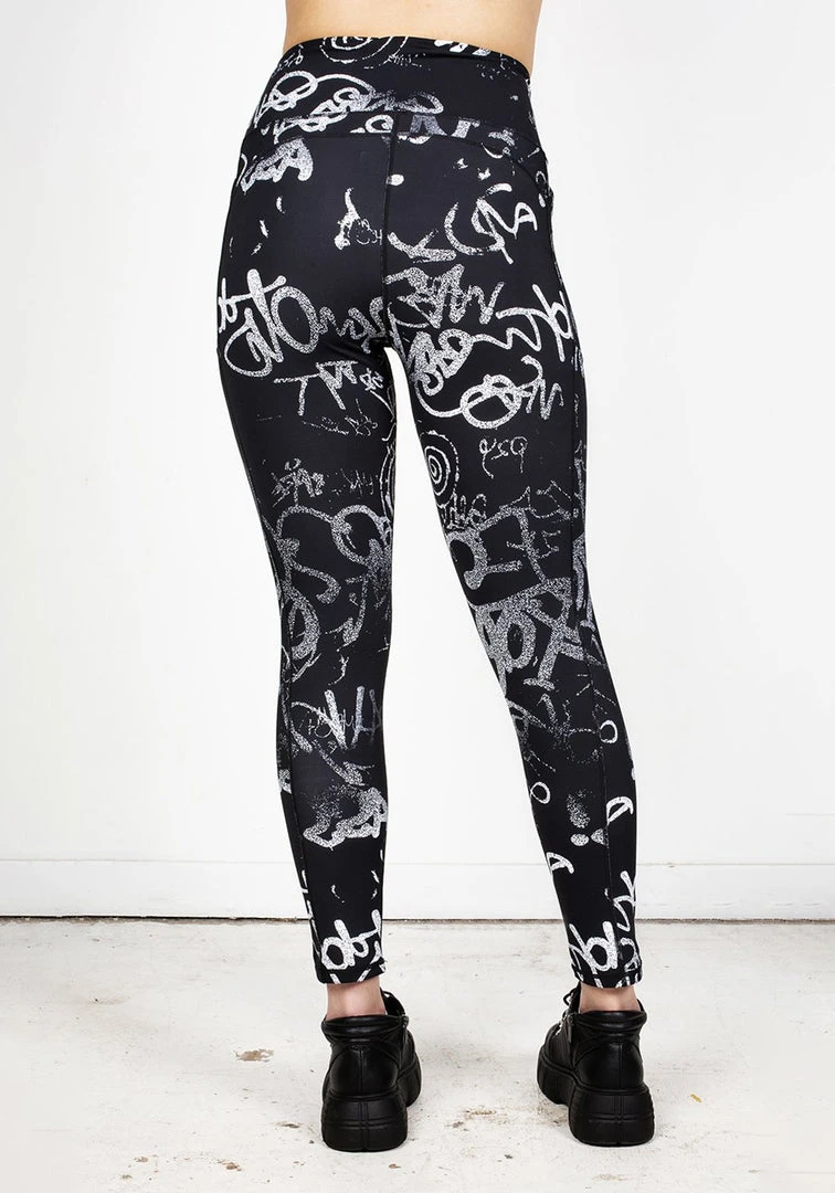 DIF1 Graffiti Leggings 8 DIF1 Graffiti Leggings