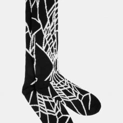 HAI1 SPIDER WEB LONG SOCKS Clothing