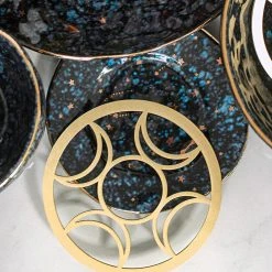 KEO1 TRIPLE MOON BRASS COASTER Men