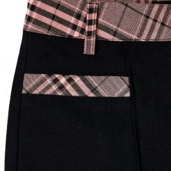 LVT1 LOVEBUZZ SPLICED CROP TROUSERS