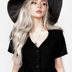 MET1 Rowan Linen Button Up Midi Dress