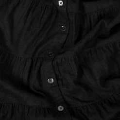 MET1 Shade Tiered Maxi Linen Dress