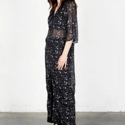 MET1 Cosmos Sheer Kaftan Dress Clothing