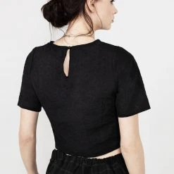 MET1 Broderie Boxy Fit Tee 14 MET1 Broderie Boxy Fit Tee