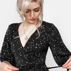 MET1 Celestial Midi Kimono Dress