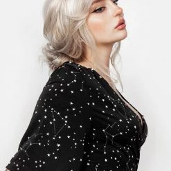 MET1 Celestial Midi Kimono Dress