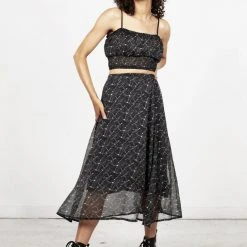 MET1 Spectral Ruched Crop Top