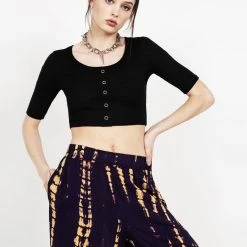 MET1 Skylar Flowy Crop Trousers