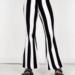 MET1 Clothing Afterlife Stripe Jersey Flares