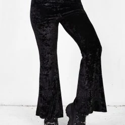 AMP1 Superstition Crushed Velour Flares Clothing
