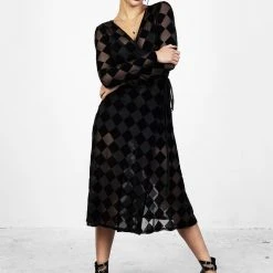 AMP1 Carnival Midaxi Wrap Dress