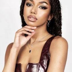 CHI1 VINCI FAUX LEATHER CORSET TOP Women