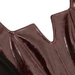 CHI1 VINCI FAUX LEATHER CORSET TOP Women