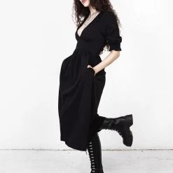 CHI1 DIVINATION TEXTURED MIDI DRESS Women