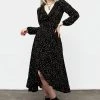 CHI1 CARMEN MIDI DRESS