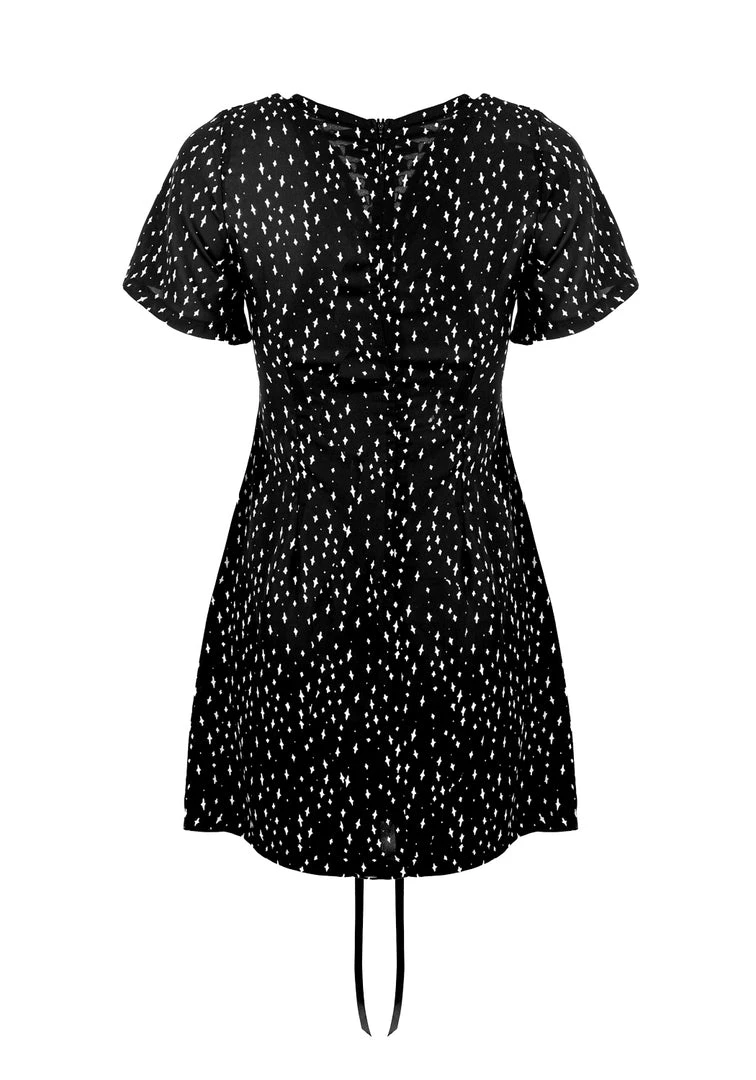 CHI1 BLASPHEME LACE UP MINI DRESS 11 CHI1 BLASPHEME LACE UP MINI DRESS