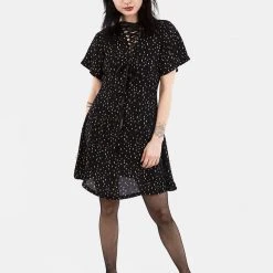 CHI1 BLASPHEME LACE UP MINI DRESS 14 CHI1 BLASPHEME LACE UP MINI DRESS
