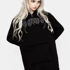 DDS1 VOID DISTRESSED HOODY DRESS Clothing