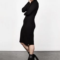 DDS1 Clothing VAMPIRA V-NECK MIDI DRESS 31 DDS1 Clothing VAMPIRA V-NECK MIDI DRESS