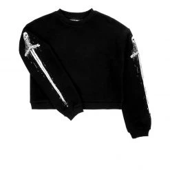 DDS1 Women SMAUG LONG SLEEVE CROP SWEATER