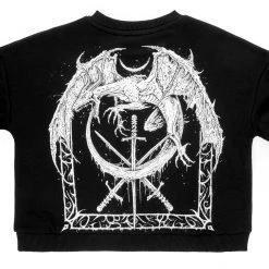 DDS1 Women SMAUG LONG SLEEVE CROP SWEATER