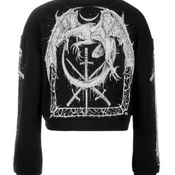 DDS1 Women SMAUG LONG SLEEVE CROP SWEATER