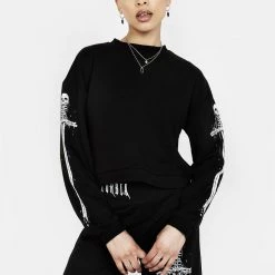 DDS1 Women SMAUG LONG SLEEVE CROP SWEATER